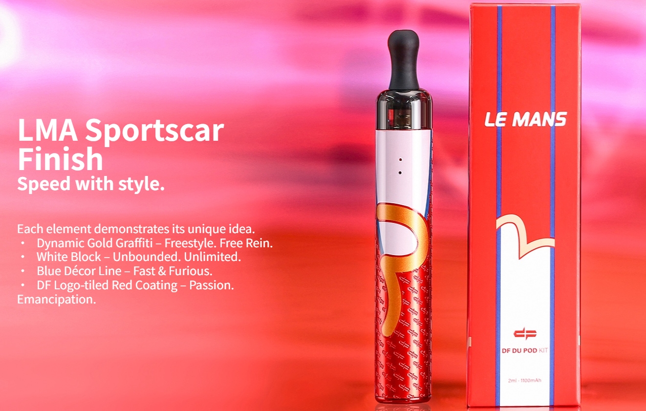Digiflavor DU Pod Kit Vape - Le Mans: potência e estilo no mercado brasileiro de 2025